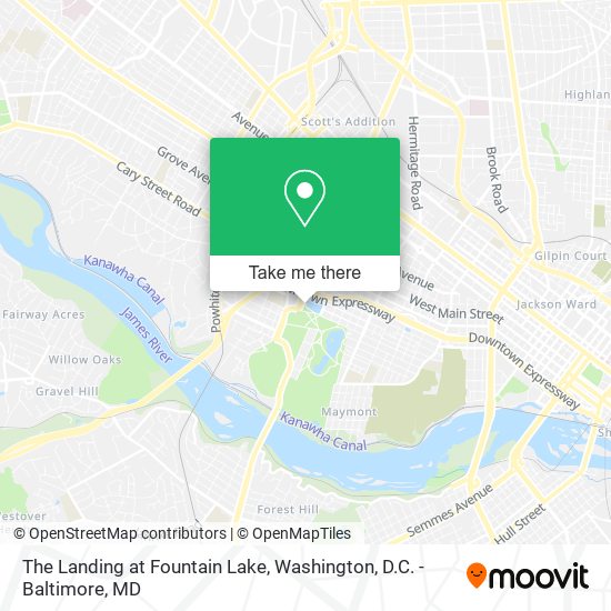 The Landing at Fountain Lake map