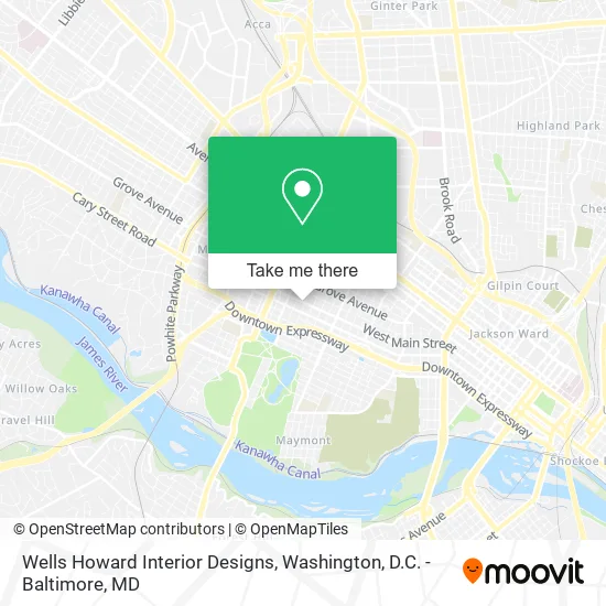 Wells Howard Interior Designs map