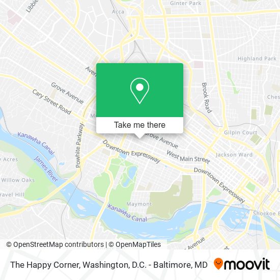 The Happy Corner map