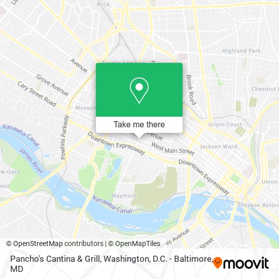 Pancho's Cantina & Grill map