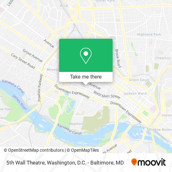 5th Wall Theatre map