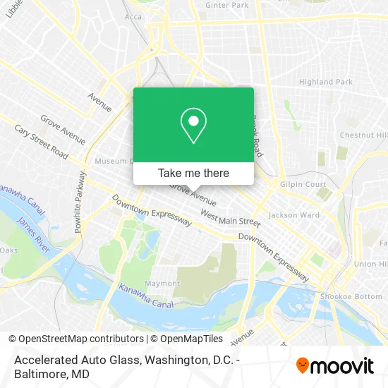 Accelerated Auto Glass map