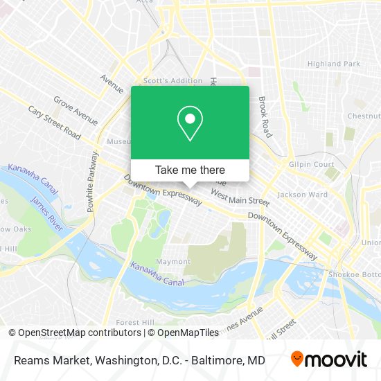 Reams Market map