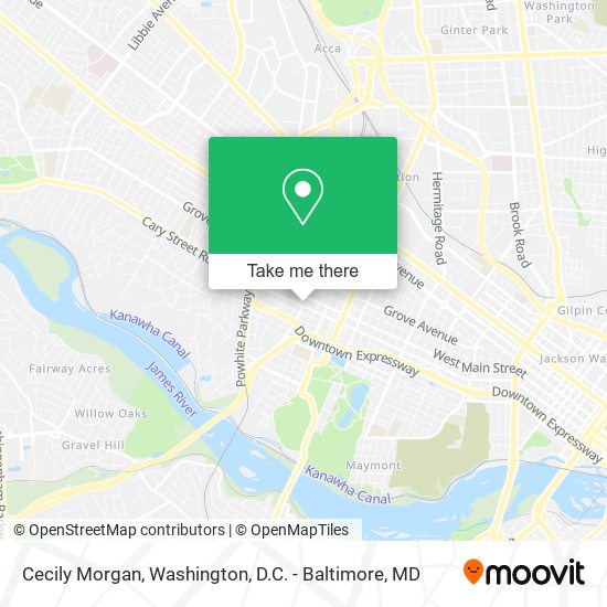 Mapa de Cecily Morgan