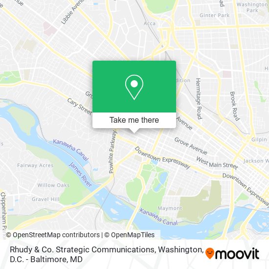 Mapa de Rhudy & Co. Strategic Communications