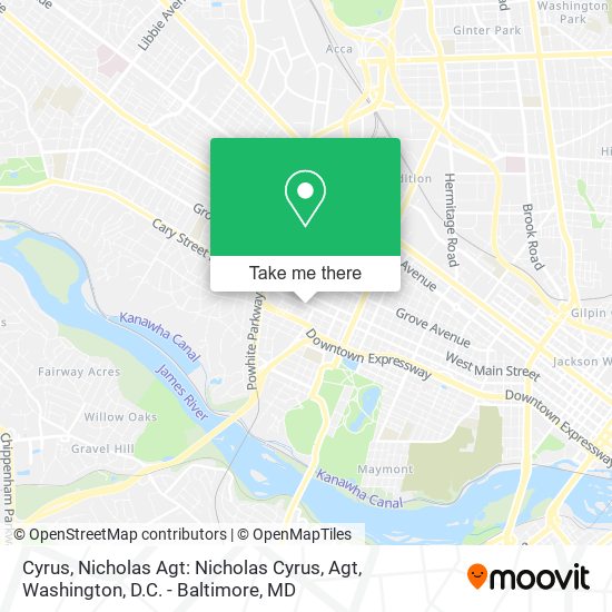 Cyrus, Nicholas Agt: Nicholas Cyrus, Agt map