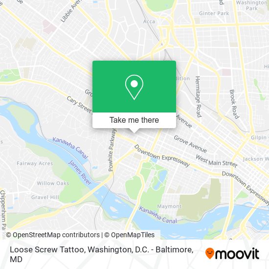 Loose Screw Tattoo map