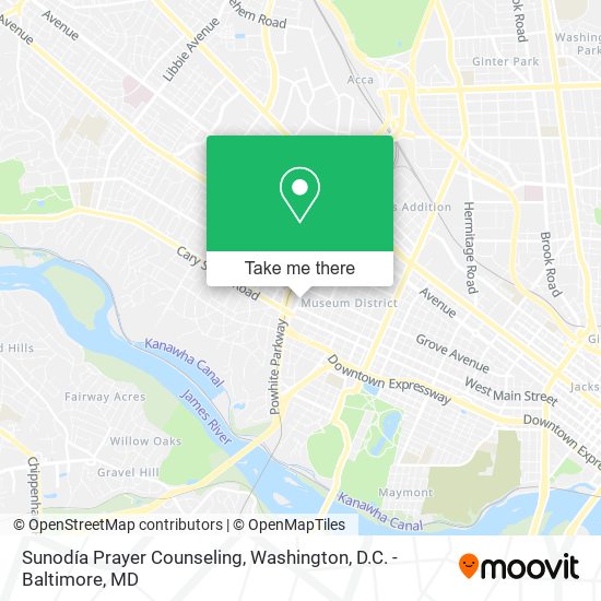 Sunodía Prayer Counseling map
