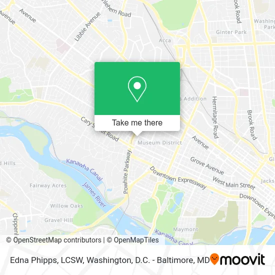 Edna Phipps, LCSW map