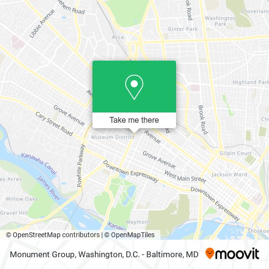 Monument Group map