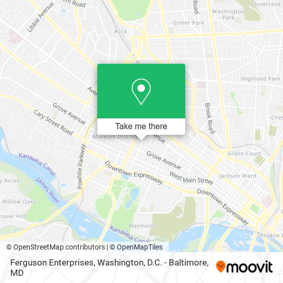 Ferguson Enterprises map