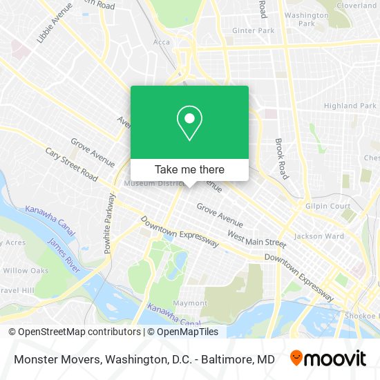 Monster Movers map