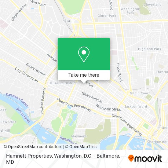 Hamnett Properties map