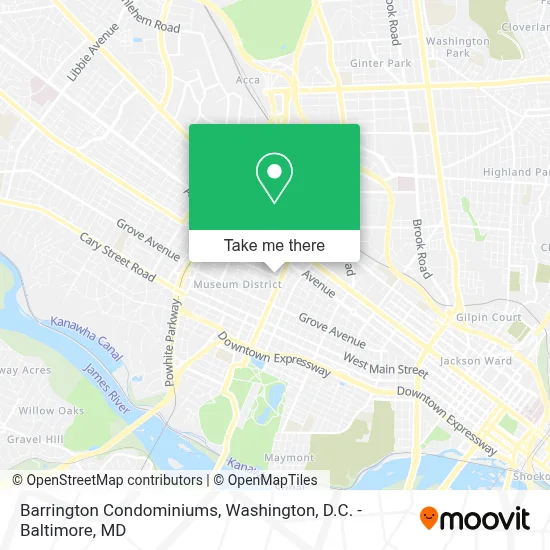 Barrington Condominiums map