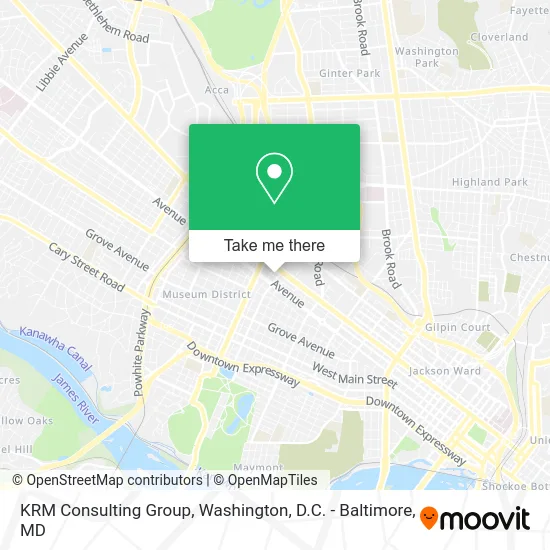 KRM Consulting Group map