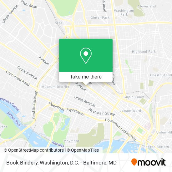 Book Bindery map