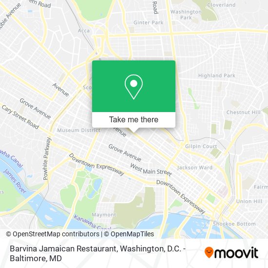 Barvina Jamaican Restaurant map