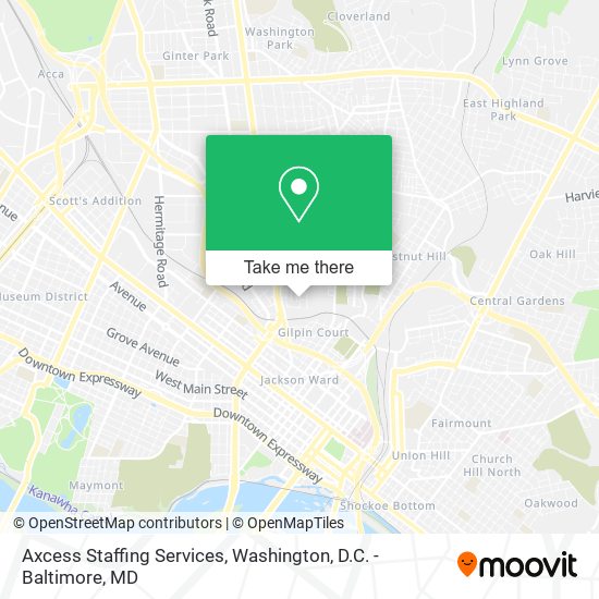 Axcess Staffing Services map