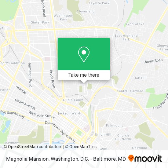 Mapa de Magnolia Mansion