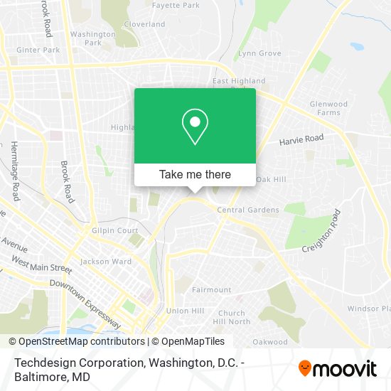 Techdesign Corporation map
