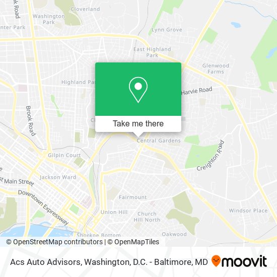 Mapa de Acs Auto Advisors