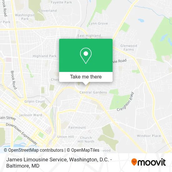 James Limousine Service map