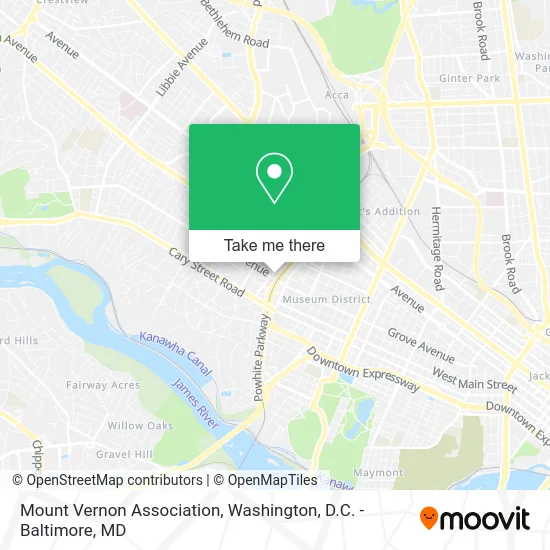 Mount Vernon Association map