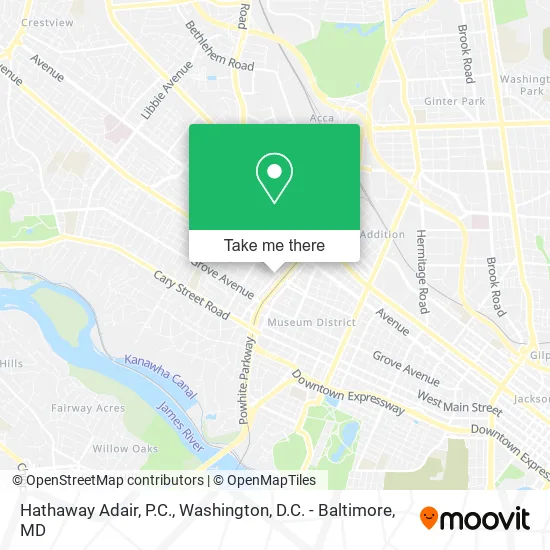 Hathaway Adair, P.C. map