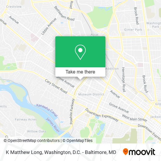 K Matthew Long map