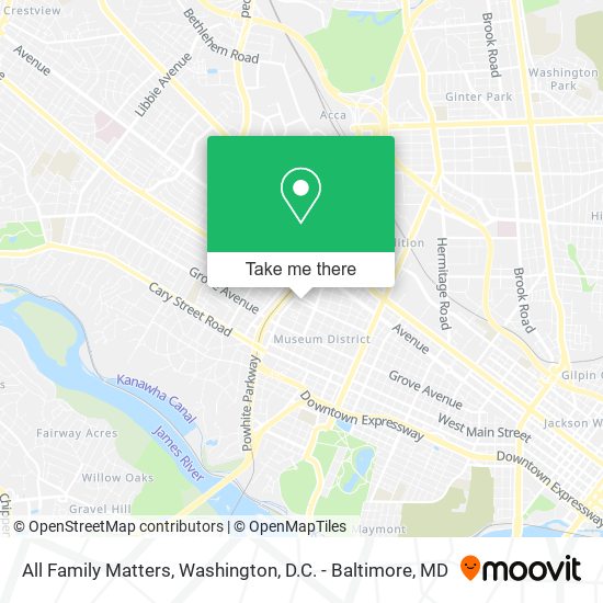 All Family Matters map