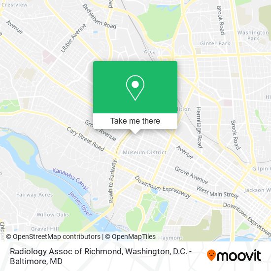 Radiology Assoc of Richmond map