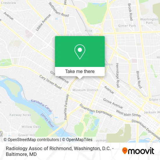 Radiology Assoc of Richmond map
