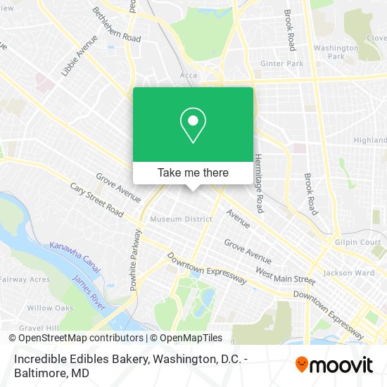 Incredible Edibles Bakery map