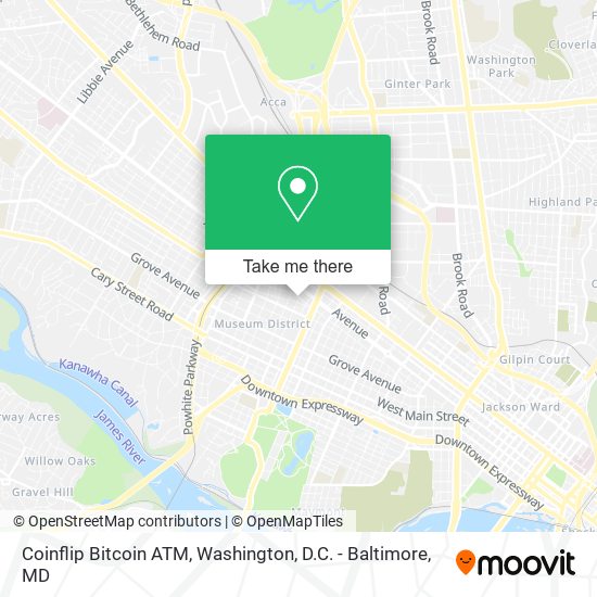 Coinflip Bitcoin ATM map
