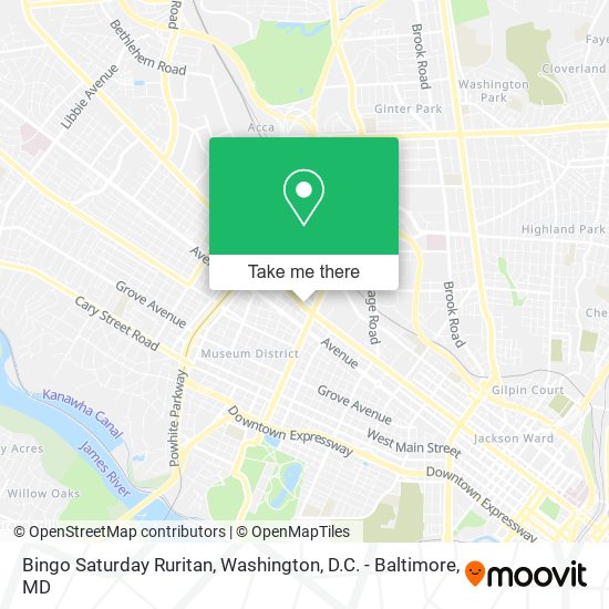 Bingo Saturday Ruritan map