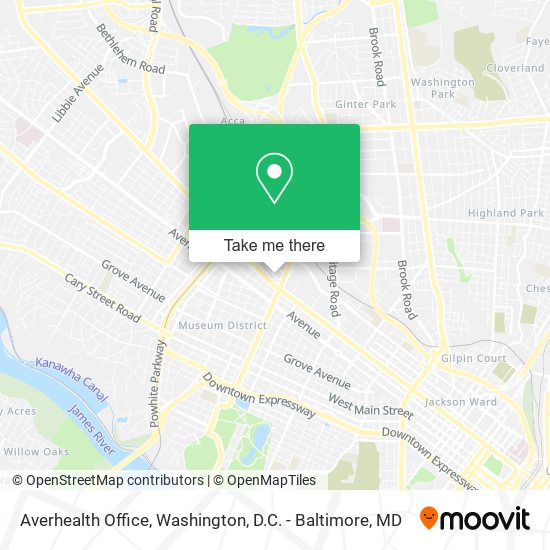 Averhealth Office map