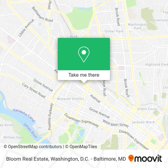 Bloom Real Estate map