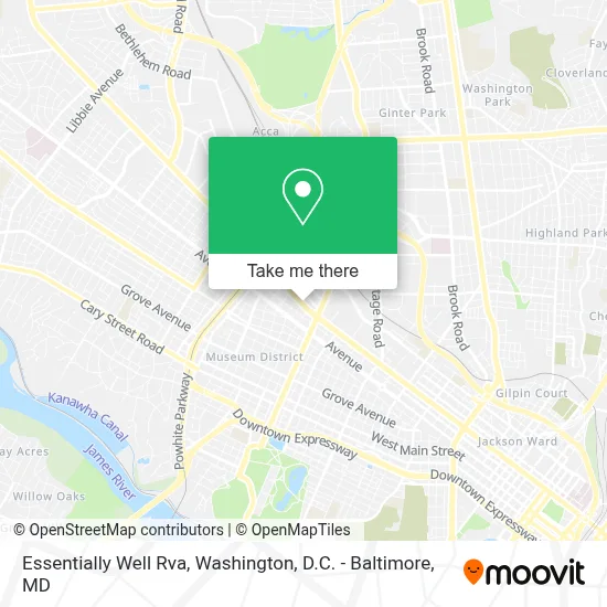 Essentially Well Rva map