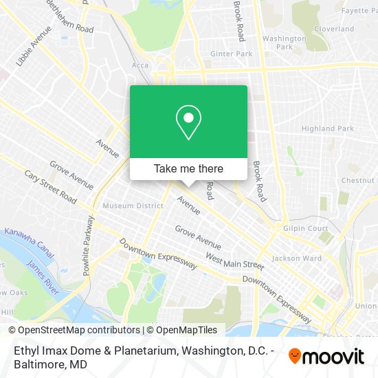 Ethyl Imax Dome & Planetarium map