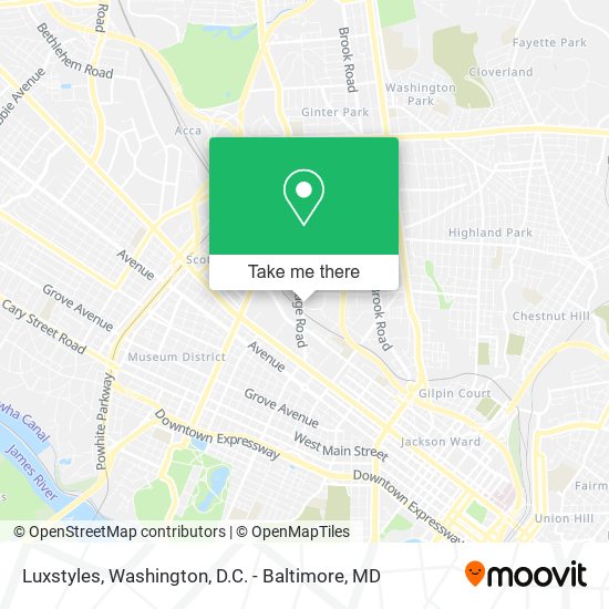Luxstyles map