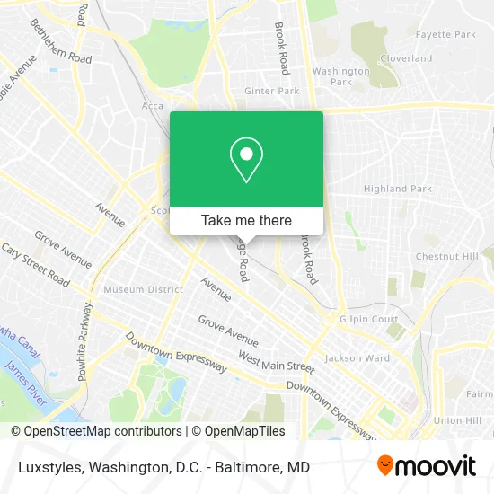 Luxstyles map