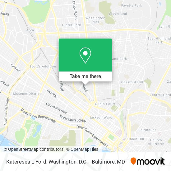 Kateresea L Ford map