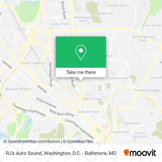 RJ's Auto Sound map