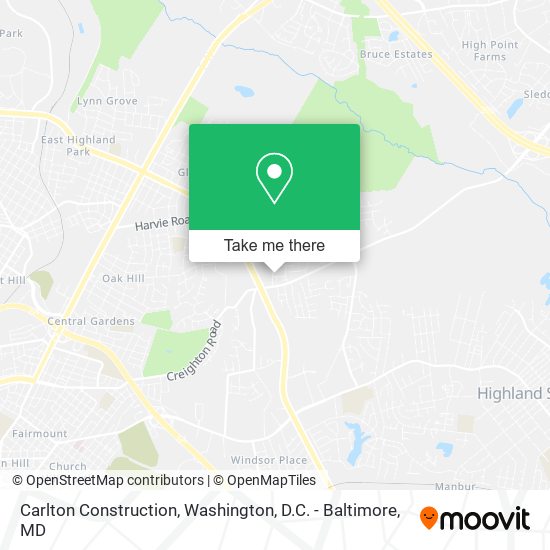 Mapa de Carlton Construction