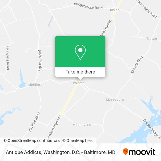 Antique Addicts map