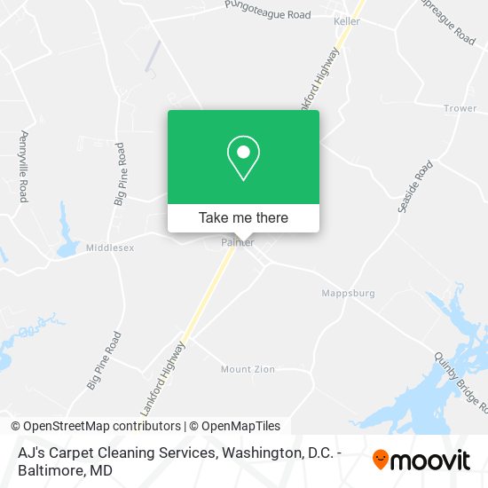 AJ's Carpet Cleaning Services map