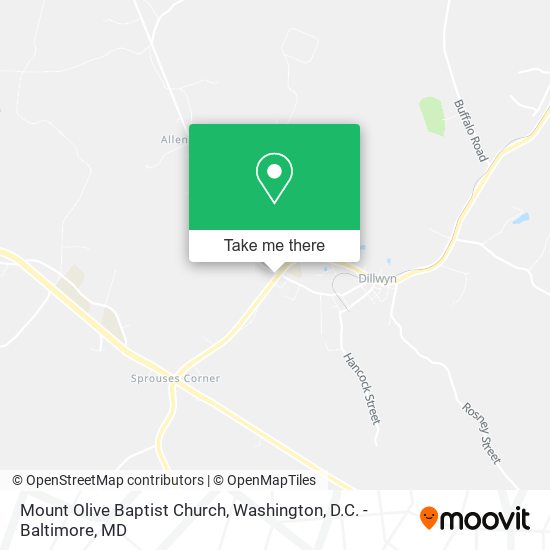 Mount Olive Baptist Church map