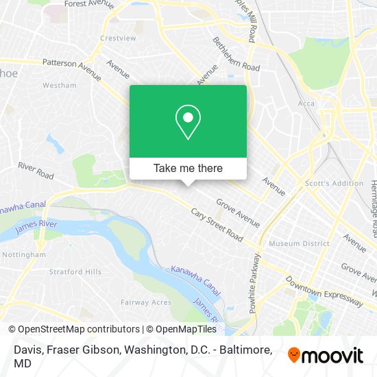 Davis, Fraser Gibson map