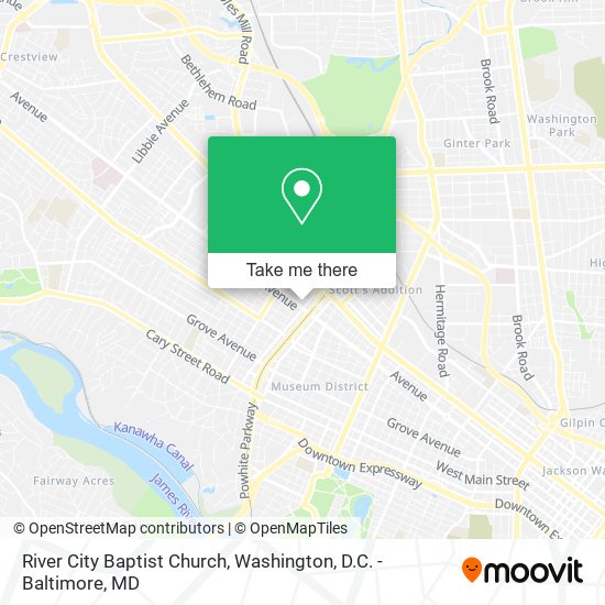 Mapa de River City Baptist Church