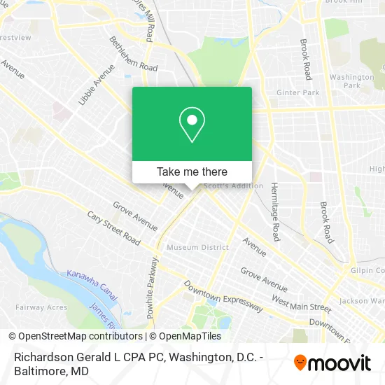 Richardson Gerald L CPA PC map